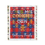 Products Personalized Gift Tartan Plaid Blanket Clan Galloway With Christmas Cookie Baking Crew Christmas Gift Blanket, Plaid Blanket, Christmas Fleece Blanket, Christmas Blanket, Tartan Blanket, Scottish Blanket, Scotland Blanket, Family Name Blanket, Custom Blanket, Personalized Blanket