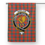 Sinclair Flag Garden Flag Sinclair Ancient Tartan Flag Clan Badge Tartan House Flag