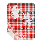 Sherpa Blanket - Tartan Blanket Thistle and Lion Scottish Clan Renton Plaid Blanket, plaid sherpa blanket queen,purple sherpa blanket,queen sherpa blanket,queen size sherpa blanket,red sherpa blanket,scottish tartan blankets,sherpa blanket,sherpa christmas blanket