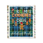 Personalized Gift Tartan Plaid Blanket Clan Arbuthnott Family With Christmas Cookie Baking Crew Christmas Gift Blanket, Plaid Blanket, Christmas Fleece Blanket, Christmas Blanket, Tartan Blanket, Scottish Blanket, Scotland Blanket, Family Name Blanket, Custom Blanket, Personalized Blanket