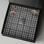 To My Beautiful Soulmate Necklace In Your Eyes I Have Found My Home Clan MacPhee Black Tartan Crown Pendant Necklace