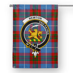 Scotstee Shop Newton Tartan Flag Clan Badge Tartan House Flag
