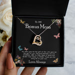 To My Bonus Mom Necklace Love Always Greatest Mother's Day Gift Necklace Forever Love Necklace