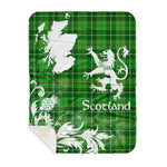 Sherpa Blanket - Tartan Blanket Thistle and Lion Scottish Clan Blane Plaid Blanket, plaid sherpa blanket queen,purple sherpa blanket,queen sherpa blanket,queen size sherpa blanket,red sherpa blanket,scottish tartan blankets,sherpa blanket,sherpa christmas blanket