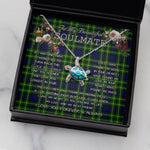 Sea Turtle Necklace To My Beautiful Soulmate Necklace In Your Eyes I Have Found My Home Clan Campbell Of Breadalbane Modern Tartan Blue Turtle Necklace