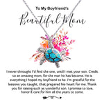 Opal Turtle Necklace - Mother-In-Law Necklace, Necklace Gift For Boyfriend's Mom, To My Boyfriend's Mom Gift, Future Mother-In-Law