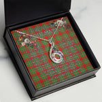 To My Beautiful Soulmate Necklace In Your Eyes I Have Found My Home Clan Callander Tartan Rising Phoenix Necklace