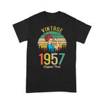 Vintage Made In 1957 63rd Birthday Gift Idea Original Parts Birthday Shirt - Scotstee Shop