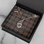 To My Beautiful Soulmate Necklace In Your Eyes I Have Found My Home Clan Fulton Tartan Rising Phoenix Necklace