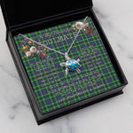 Sea Turtle Necklace To My Beautiful Soulmate Necklace In Your Eyes I Have Found My Home Clan Graham of Montrose Tartan Blue Turtle Necklace