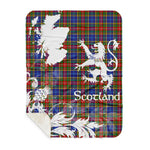 Sherpa Blanket - Tartan Blanket Thistle and Lion Scottish Clan Bethune Plaid Blanket, plaid sherpa blanket queen,purple sherpa blanket,queen sherpa blanket,queen size sherpa blanket,red sherpa blanket,scottish tartan blankets,sherpa blanket,sherpa christmas blanket