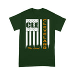 Scotstee Shop - The Land Cleveland With CLE American Flag 4th Of July Shirt Cleveland Shirts