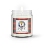 Soy Wax Candle - Buffalo Plaid Candle Clan Badge Chisholm Ancient Tartan Plaid Soy Wax Candle, oil candle, candle handmade, wax candle, soy wax, nature wax, natural soy wax, natural soy candles, natural candle