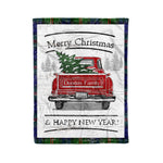 Tartan Blanket Vintage Red Truck with Christmas Tree Family Scottish Clan Dundas plaid blanket, red plaid blanket, buffalo plaid blanket, green plaid blanket, plaid fleece blanket, blue plaid blanket, red tartan blanket, tartan plaid blanket, black and white plaid blanket, , christmas plaid blanket, orange plaid blanket, tartan plaid throw blanket, pink plaid blanket, brown plaid blanket, buffalo check blanket