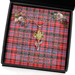 To My Beautiful Soulmate Sunflower Necklace In Your Eyes I Have Found My Home Clan Meikle Tartan Jewelry For Girlfriend, Tartan Sunflower Pendant Necklace, Scottish Tartan Jewelry, valentine necklace, necklace girlfriend, necklace for wife, cute necklaces for girlfriend, jewelry for girlfriend, to my soulmate necklace, to my future wife necklace