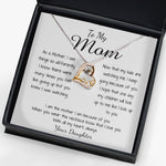 Love Dancing Necklace - Mom Necklace - To Mom Necklace, Gorgeous Necklace for Mom from Daughter Mother's Day Gift
