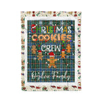 Personalized Gift Tartan Plaid Blanket Clan Ogilvie Hunting Ancient With Christmas Cookie Baking Crew Christmas Gift Blanket, Plaid Blanket, Christmas Fleece Blanket, Christmas Blanket, Tartan Blanket, Scottish Blanket, Scotland Blanket, Family Name Blanket, Custom Blanket, Personalized Blanket
