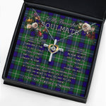 To My Beautiful Soulmate Necklace In Your Eyes I Have Found My Home Clan Alexander Tartan Cross Dancing Necklace