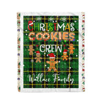 Personalized Gift Tartan Plaid Blanket Clan Wallace Hunting With Christmas Cookie Baking Crew Christmas Gift Blanket, Plaid Blanket, Christmas Fleece Blanket, Christmas Blanket, Tartan Blanket, Scottish Blanket, Scotland Blanket, Family Name Blanket, Custom Blanket, Personalized Blanket