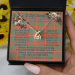 To My Beautiful Soulmate Necklace In Your Eyes I Have Found My Home Clan Bruce Ancient Tartan Wishbone Dancing Necklace