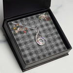 To My Beautiful Soulmate Necklace In Your Eyes I Have Found My Home Clan Douglas Grey Tartan Rising Phoenix Necklace