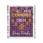 Personalized Gift Tartan Plaid Blanket Clan Laing of Archiestown With Christmas Cookie Baking Crew Christmas Gift Blanket, Plaid Blanket, Christmas Fleece Blanket, Christmas Blanket, Tartan Blanket, Scottish Blanket, Scotland Blanket, Family Name Blanket, Custom Blanket, Personalized Blanket