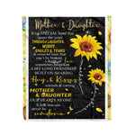 Scotstee Shop - Fleece Blanket - Mother And Daughter Blanket You Are My SunShine Mother Day Gifts Fleece Blanket
