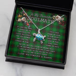 Sea Turtle Necklace To My Beautiful Soulmate Necklace In Your Eyes I Have Found My Home Clan Halkett Tartan Blue Turtle Necklace