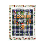 Personalized Gift Tartan Plaid Blanket Clan Gordon Dress Modern With Christmas Cookie Baking Crew Christmas Gift Blanket, Plaid Blanket, Christmas Fleece Blanket, Christmas Blanket, Tartan Blanket, Scottish Blanket, Scotland Blanket, Family Name Blanket, Custom Blanket, Personalized Blanket