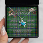 Sea Turtle Necklace To My Beautiful Soulmate Necklace In Your Eyes I Have Found My Home Clan Cranstoun Tartan Blue Turtle Necklace, Valentine Necklace Gift for Girlfriend Clan Mitchell Ancient Tartan Sunflower Pendant Necklace, Scottish Tartan Jewelry, valentine necklace, necklace girlfriend, necklace for wife, cute necklaces for girlfriend, jewelry for girlfriend, to my soulmate necklace, to my future wife necklace