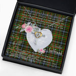 Gift For My Beautiful Girlfriend Necklace Valentine Necklace Clan Walkinshaw Tartan Cross Dancing Necklace Scottish Tartan Jewelry