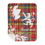 Sherpa Blanket - Tartan Blanket Thistle and Lion Scottish Clan Drummond Of Strathallan Plaid Blanket, plaid sherpa blanket queen,purple sherpa blanket,queen sherpa blanket,queen size sherpa blanket,red sherpa blanket,scottish tartan blankets,sherpa blanket,sherpa christmas blanket