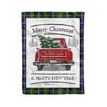 Tartan Blanket Vintage Red Truck with Christmas Tree Family Scottish Clan MacNeill Of Barra plaid blanket, red plaid blanket, buffalo plaid blanket, green plaid blanket, plaid fleece blanket, blue plaid blanket, red tartan blanket, tartan plaid blanket, black and white plaid blanket, , christmas plaid blanket, orange plaid blanket, tartan plaid throw blanket, pink plaid blanket, brown plaid blanket, buffalo check blanket