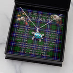 Sea Turtle Necklace To My Beautiful Soulmate Necklace In Your Eyes I Have Found My Home Clan Russell Tartan Blue Turtle Necklace