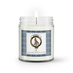 Soy Wax Candle - Buffalo Plaid Candle Clan Crest Badge Boswell Tartan Plaid Soy Wax Candle, oil candle, candle handmade, wax candle, soy wax, nature wax, natural soy wax, natural soy candles, natural candle