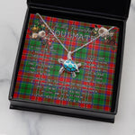 Sea Turtle Necklace To My Beautiful Soulmate Necklace In Your Eyes I Have Found My Home Clan MacCulloch Tartan Blue Turtle Necklace