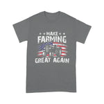 Scotstee Shop - USA Flag Make Farming Great Again Tracter Farming Birthday 4th Of July Shirt