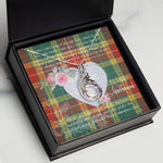 Rising Phoenix Necklace - Valentine Necklace Clan Buchanan Old Set Tartan Gift for Girlfriend, Gift for My Wife Rising Phoenix Necklace