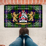 Doormat - Tartan Door Mat The Family Forsyth Welcome Mat, Plaid Doormat Scottish