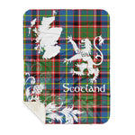 Sherpa Blanket - Tartan Blanket Thistle and Lion Scottish Clan Stirling Plaid Blanket, plaid sherpa blanket queen,purple sherpa blanket,queen sherpa blanket,queen size sherpa blanket,red sherpa blanket,scottish tartan blankets,sherpa blanket,sherpa christmas blanket