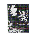 Tartan Plaid Fleece Blanket Tartan Blanket Thistle and Lion Scottish Clan Murray of Atholl Modern Plaid Blanket, tartan blanket, plaid blanket, red plaid blanket, buffalo plaid blanket, green plaid blanket, plaid fleece blanket, blue plaid blanket, red tartan blanket, tartan plaid blanket, black and white plaid blanket, christmas plaid blanket, orange plaid blanket, tartan plaid throw blanket, pink plaid blanket, brown plaid blanket, buffalo check blanket