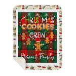 Personalized Gift Tartan Plaid Blanket Clan Stewart Atholl Modern With Christmas Cookie Baking Crew Christmas Gift Sherpa Blanket, tartan sherpa blanket,buffalo plaid sherpa blanket,christmas sherpa blanket,Christmas Throw Blanket,green plaid sherpa blanket,green sherpa blanket