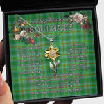 To My Beautiful Soulmate Sunflower Necklace In Your Eyes I Have Found My Home Clan Cranstoun Ancient Tartan Jewelry For Girlfriend