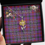 To My Beautiful Soulmate Sunflower Necklace In Your Eyes I Have Found My Home Clan Montgomery Tartan Jewelry For Girlfriend