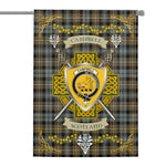 House Flag - Campbell Argyll Weathered Irish Shield Celtic Cross Tartan Garden Flag St Patrick's Day Garden Flag