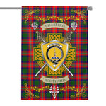 House Flag - Charteris Irish Shield Celtic Cross Tartan Garden Flag St Patrick's Day Garden Flag