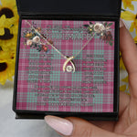 To My Beautiful Soulmate Necklace In Your Eyes I Have Found My Home Clan Crawford Ancient Tartan Wishbone Dancing Necklace
