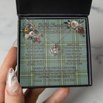 valentine necklace, necklace girlfriend, necklace for wife, cute necklaces for girlfriend, jewelry for girlfriend, to my soulmate necklace, to my future wife necklace, heart necklace for girlfriend, tartan heart necklace,