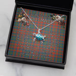 Sea Turtle Necklace To My Beautiful Soulmate Necklace In Your Eyes I Have Found My Home Clan Matheson Ancient Tartan Blue Turtle Necklace