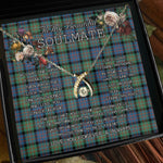 To My Beautiful Soulmate Necklace In Your Eyes I Have Found My Home Clan MacDonell Of Glengarry Ancient Tartan Wishbone Dancing Necklace